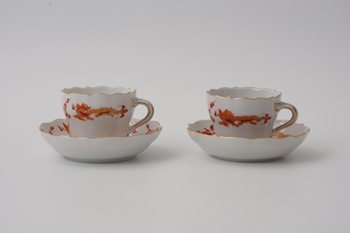 Meissen roter reicher drache - reicher,