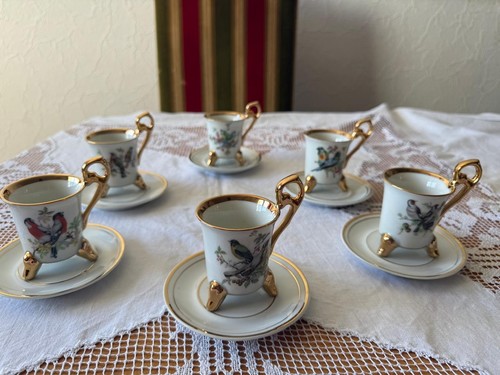 Vintage mokkatassen set - vintage, mokkatassen-set