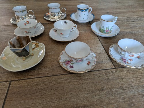 Mokka tasse sammlung - mokka,