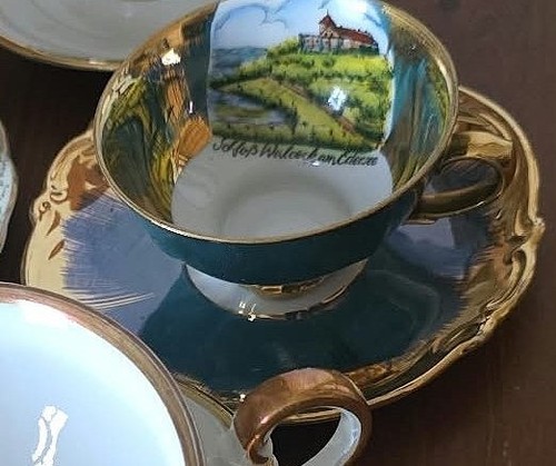 Alte mokka tasse untertasse - alte, m.