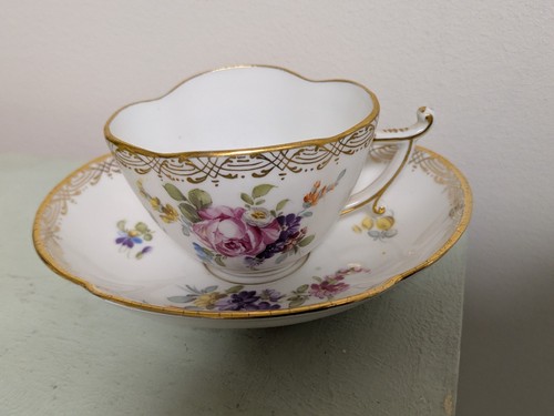 Antik mokka tasse handmalerei - antik,