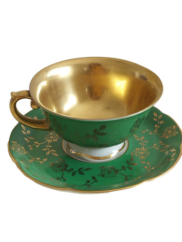 Mokkatasse tettau grün gold - tettau,
