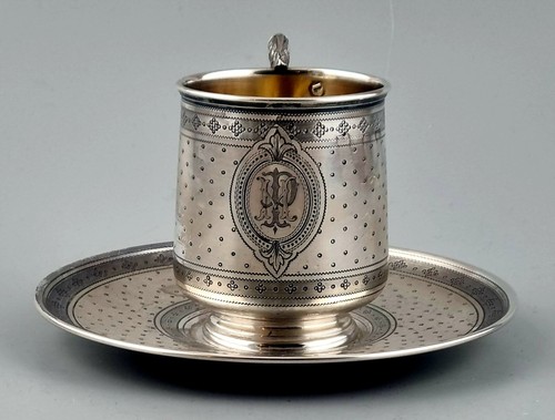 Antike mokkatasse 950er silber - antike,