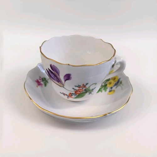 Meissen mokkatasse untertasse - meissen,