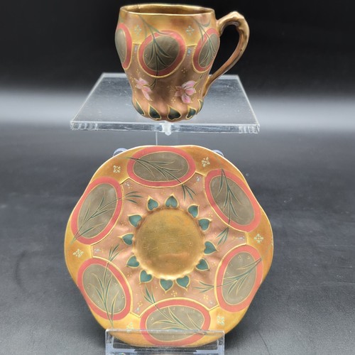Jugendstil prunktasse - jugendstil,